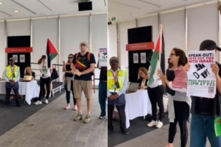 Sydney Üniversitesi, Filistin destekçilerini İsrailli temsilcilerle aynı odaya kilitledi