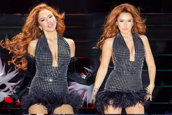 Hadise'nin sahne kıyafeti olay yarattı