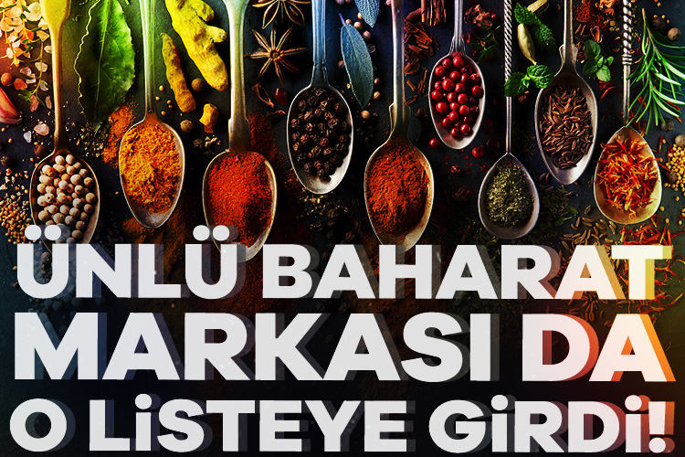 Yeni sahtecilik listesi açıklandı! Meşhur baharat markasında yabancı madde bulundu – Ekonomi Haberleri