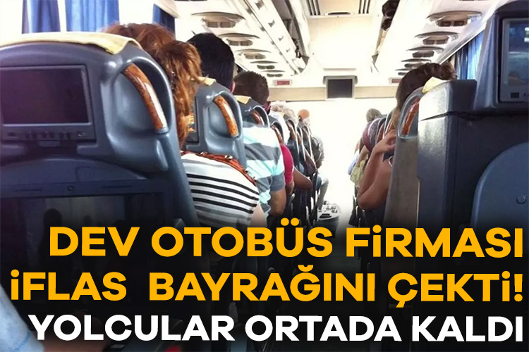 Dev otobüs firması iflas bayrağını çekti, yolcular ortada kaldı – Ekonomi Haberleri