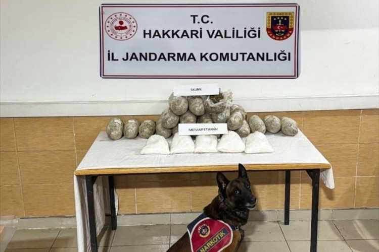 Hakkari’de 22 kilo 170 gram uyuşturucu ele geçirildi