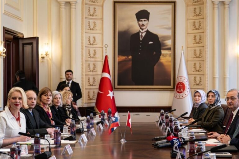 Bakan Gürlek, Slovenya Ulusal Meclis Başkanı ile görüştü