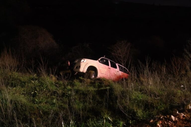 Bursa İnegöl’de kontrolden çıkan kamyonet şarampole uçtu! Sürücü ucuz atlattı…